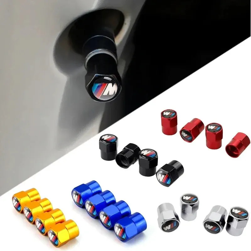 

Car Wheel Tire Valve Core Cap Performance Badge Modification Parts For BMW M E46 E90 E60 E39 E87 E61 E53 M3 M4 X5 X3 X7 X6
