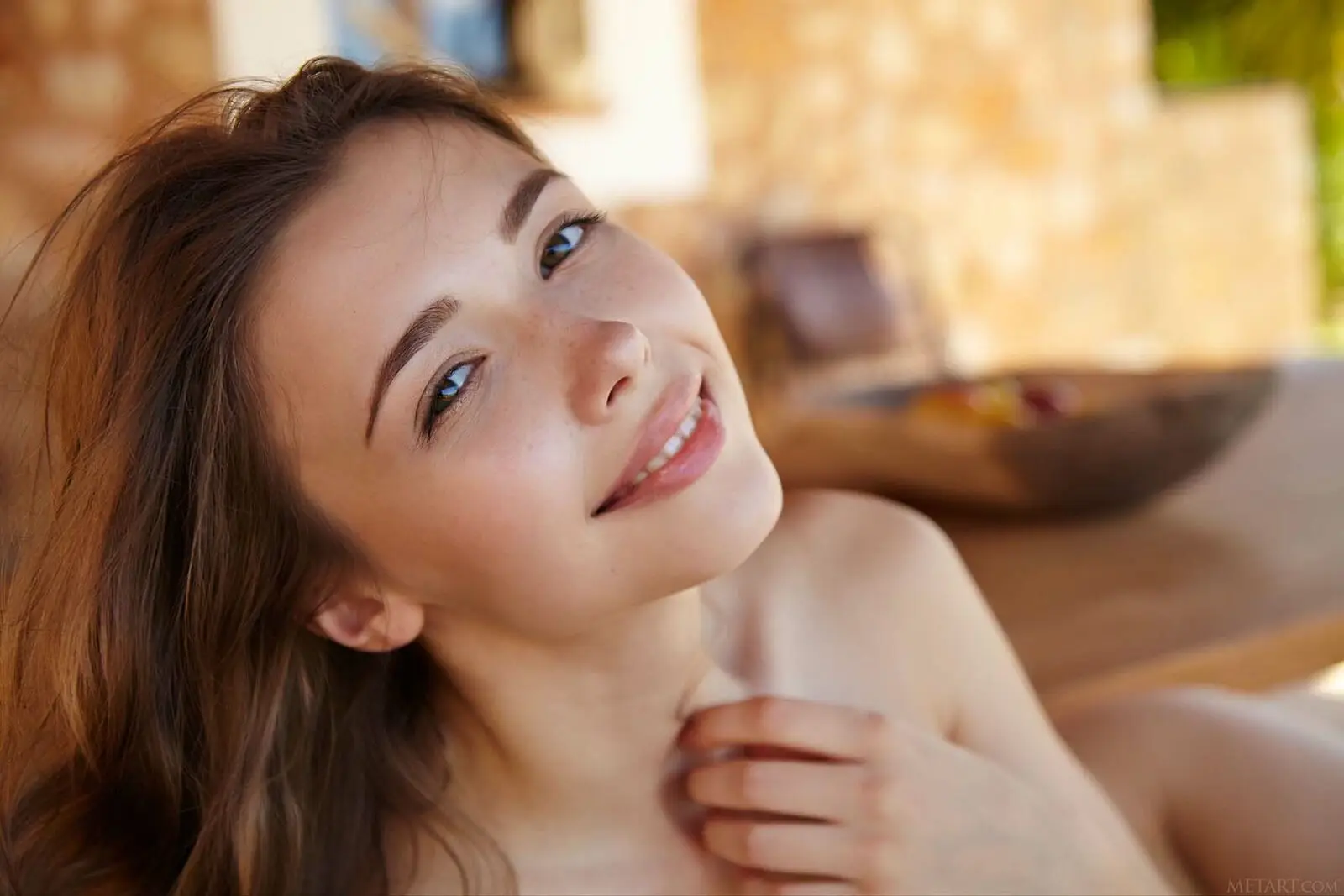 

Картина из шелка с улыбающейся женской фотографией, 24x36 дюймов