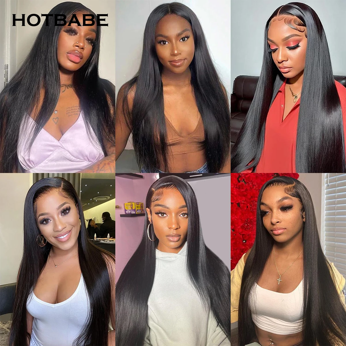 Glueless Wigs Real HD Lace Frontal Wig Human Hair Wig For Woman Melt Skins Silky Straight 4×4/5×5 HD Lace Front Wig 13×4 HD Lace - 4