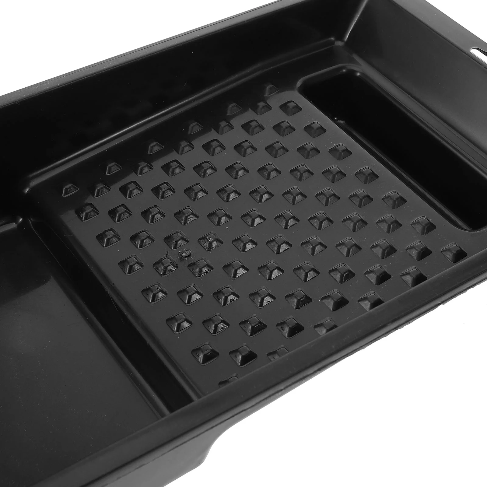 Paint Brush Tray Pans Trays Drip Roller for Painting Container Plastic Liners Black