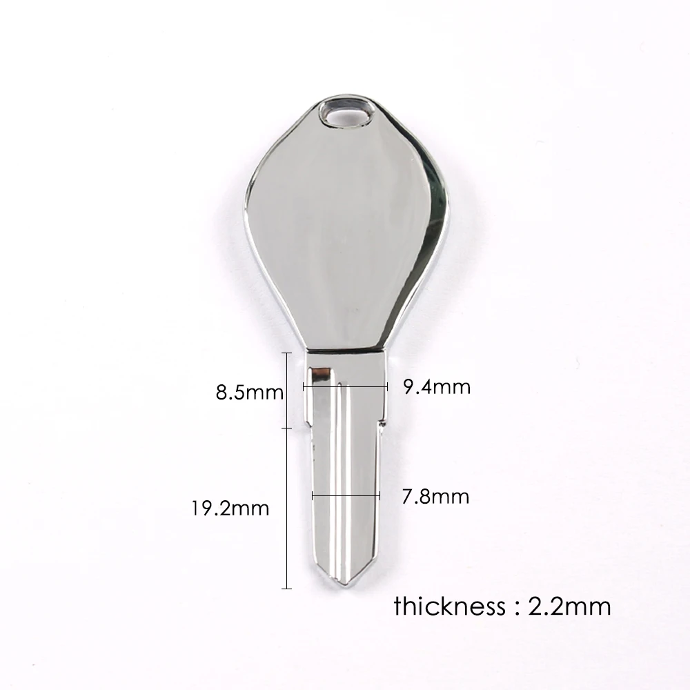 Left Slot-1 Piece Alloy Key Blanks for Motorcycle Harley Davidson X48 X72 XL883N/L/R.XL1200 Hardon Key Embryo(all-in-one-shaped)