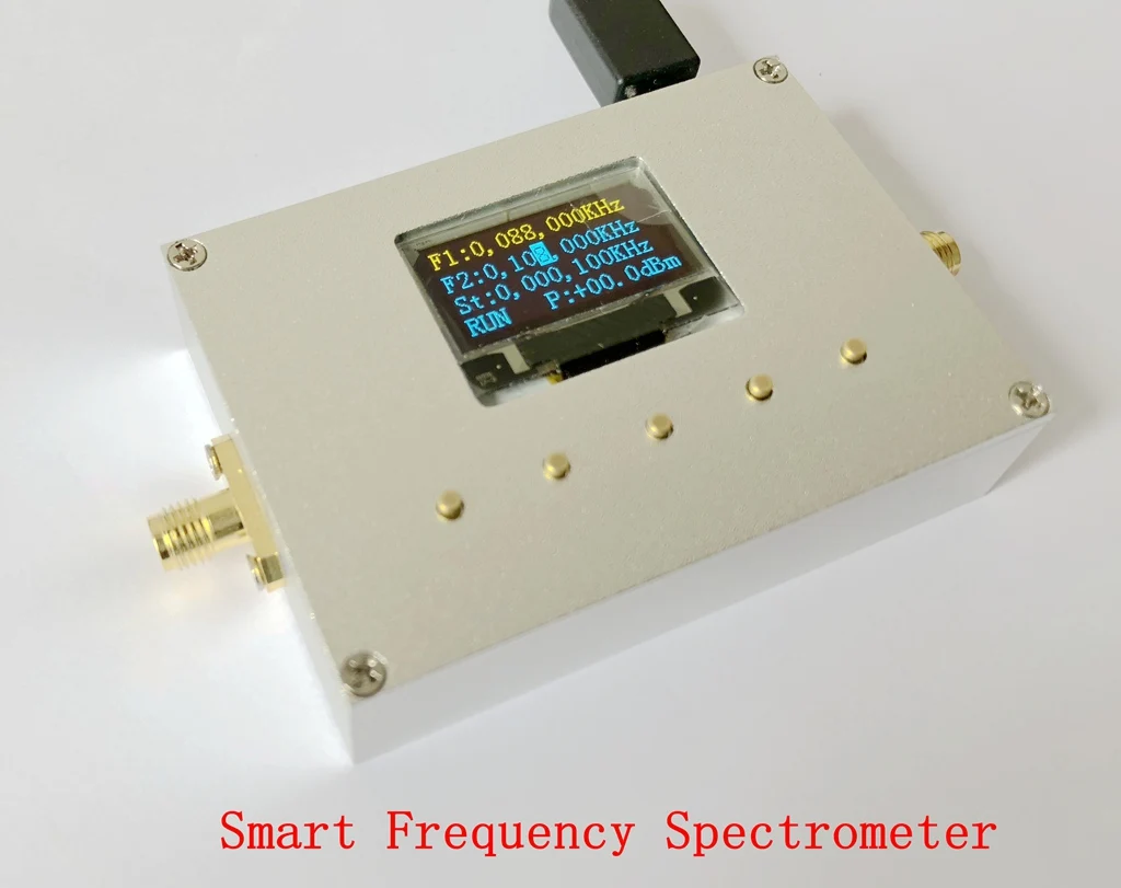

Spectrum Analyzer Handheld Simple Spectrum Analysis Device 10-6000 MHz Band Radio Source Power Meter