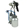 1184 compressed air spray can double action airbrush gun dual nozzle spray gun for car painting chrome spray plating 2