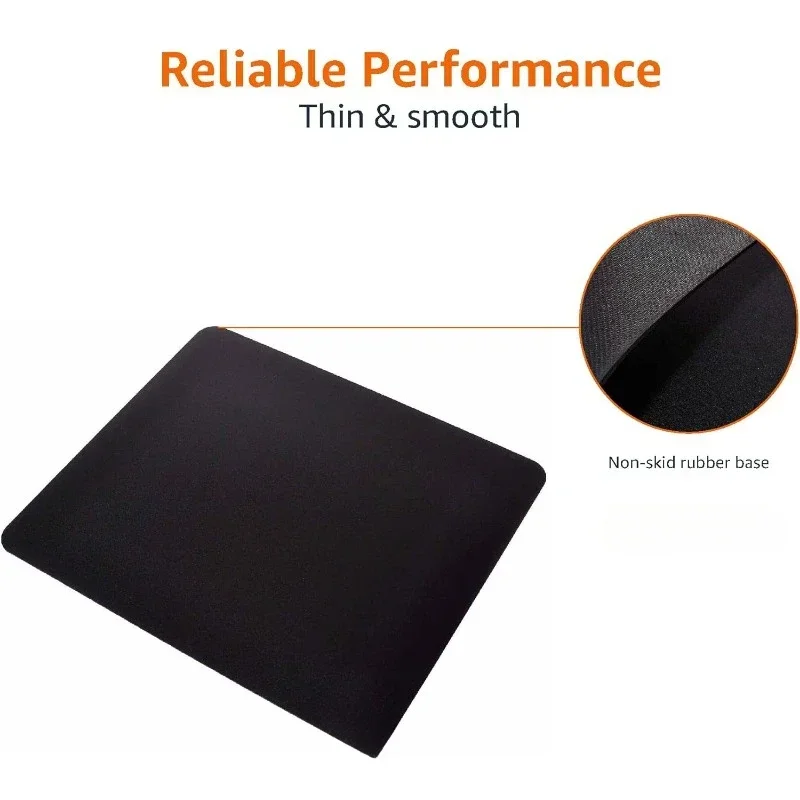 Square Mouse Pad Computer Rectangular Mouse Pad Gaming Mouse Mat Home Office Accessories 220*270mm