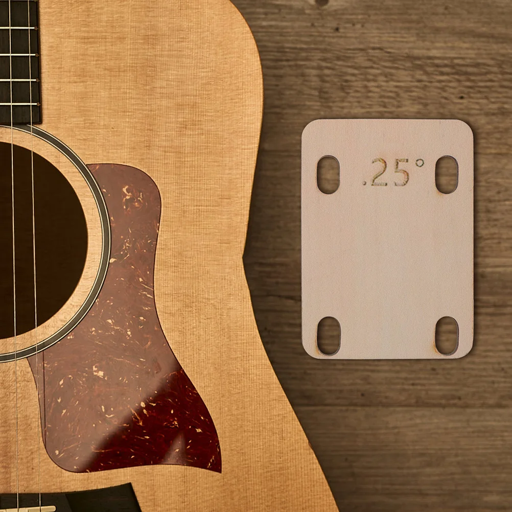 Adjusting Washer Guitar Spacers Accessories Neck Shim Wooden Acoustic Parts Bass 3 Pcs guitar accessories