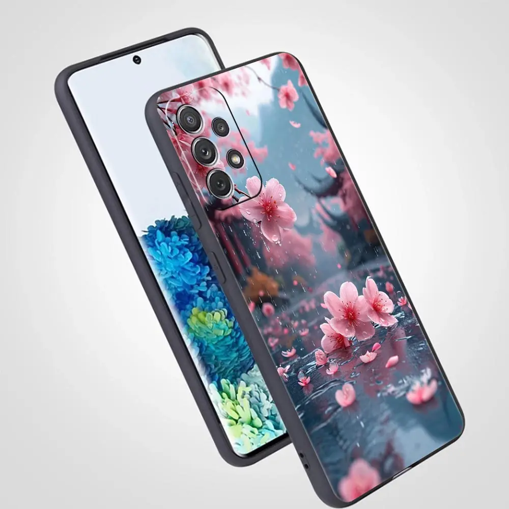 Pink Spring Cherry Blossoms Phone Case Cover
