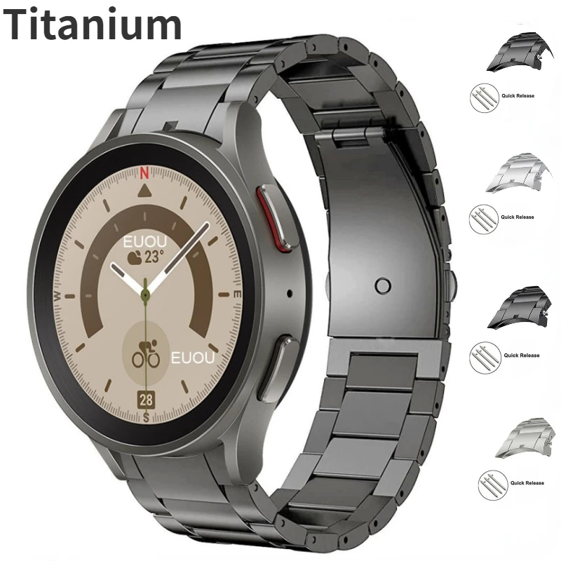 Luxurious Titanium Metal Strap - Premium Light Bracelet Band