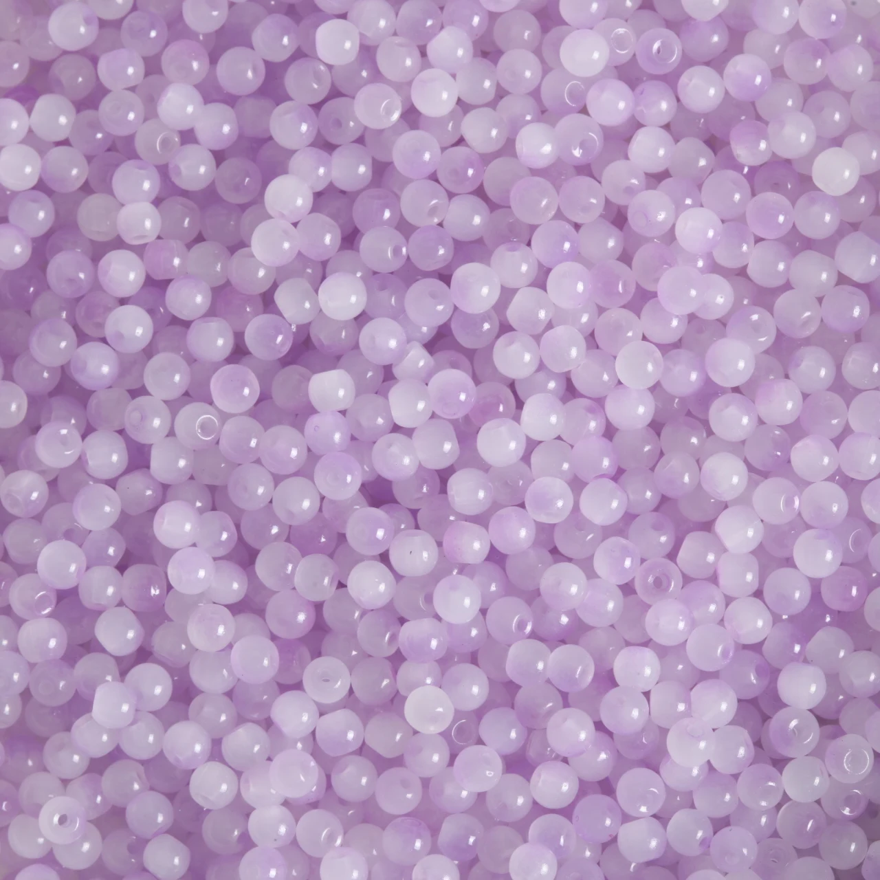 Gradient Blue Pink Purple Glass Beads – 4mm Round