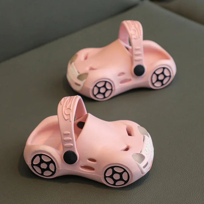 Sandalias Fashion Kid Sandals Summer New Shiny Sandals for Girl Cool Car Boy Slippers Ultra Light Non Slip Kids Shoeサンダル сандали 4