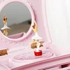 Elegant Classic Rotating Ballerina Music Box with Drawer Hand Crank Music Jewelry Box Perfect Christmas Gift for Girls 2
