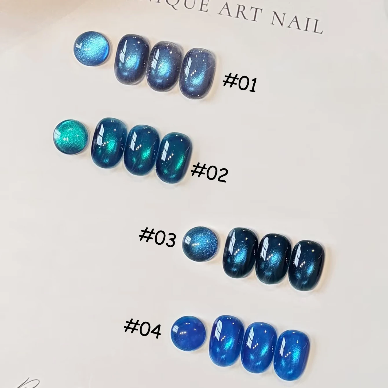 1개 PSK 2026 뉴 화이트닝 썸머 플래시 써 시리즈 블루 캣아이 젤 네일 폴리쉬 블루 라이트 글래스 비드 네일 아트 아주르 네일즈