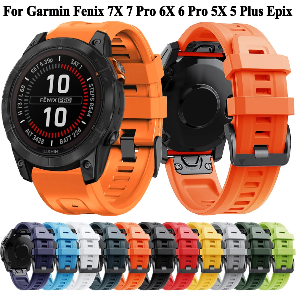 Cinturino Cinturino Quickfit 22Mm 26Mm Per Garmin Fenix 7 6 5 Epix 2 Forerunner 955 965 Cinturino Fenix 7X Pro Solar 6X Pro 5X Plus