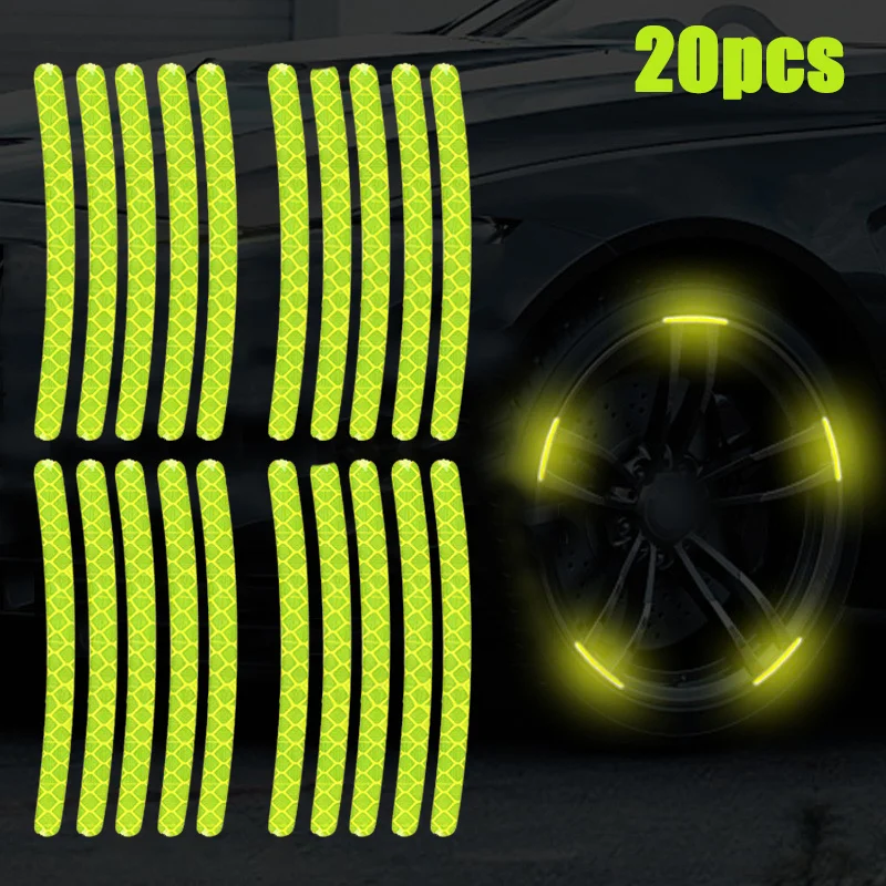 

Auto Wheel Reflective Tape Warning Luminous Tape Modified General Tire Ring Motorcycle Waterproof Reflective Decorative Tape