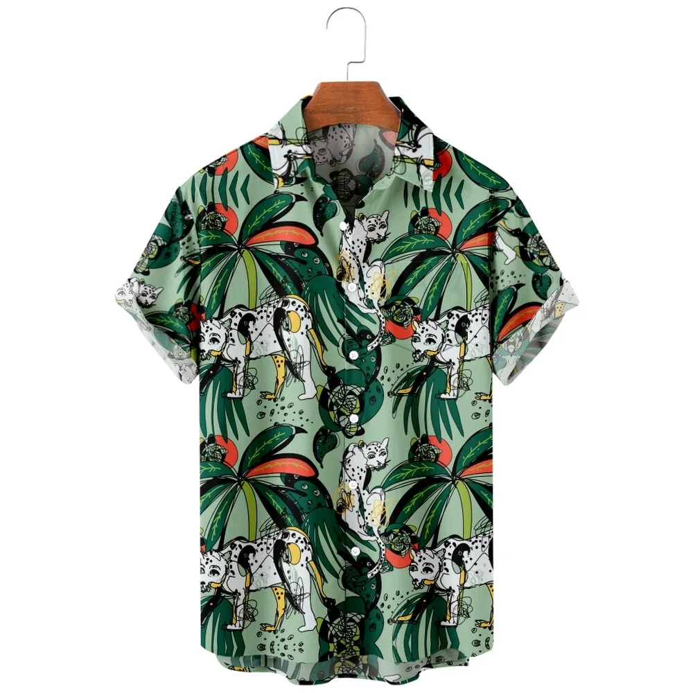

2022 new men's casual breathable short sleeved top can be customized with fashionable Lapel men's business shirt