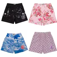 New Summer Eric Emanuel EE Basic Mesh Short Classic Floral Printed Gym Shorts Men's Basketball Sports Beach 1