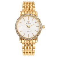 New Fashion Women Watches Casual Simple Rhinestone Lady Wristwatch Luxury Women Quartz Watch Female Gold Watch Relogio Feminino 1