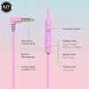 Kids Headphones 3.5mm Audio Jack Wired Earphone Foldable Stereo Headset With Mic for Girls Boys Gift Online Learning Earbuds 5