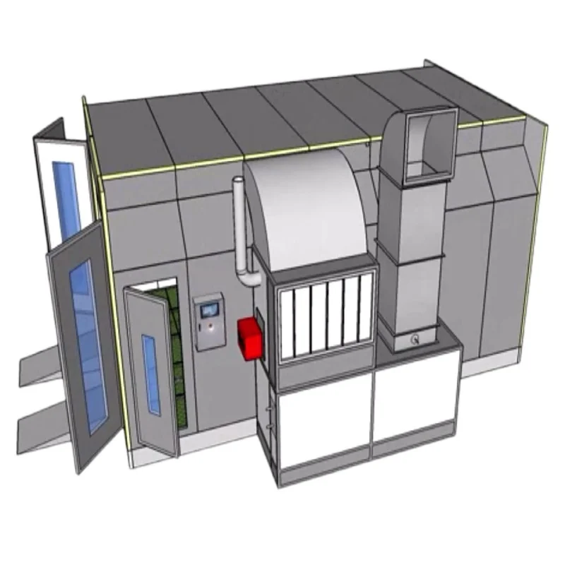 Paint Booth Baking Room Vehicle Equipment Workshop Automotive Painting Station Spray Booth images - 6