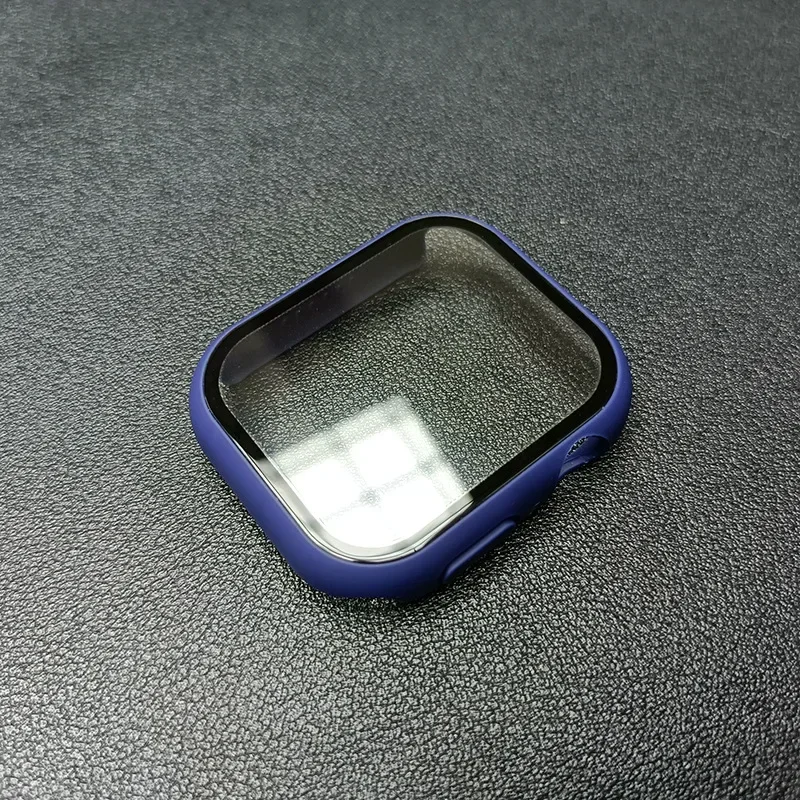 Premium Tempered Glass & Protective Case Set for Apple Watch - Screen Protector & Bumper Accessories