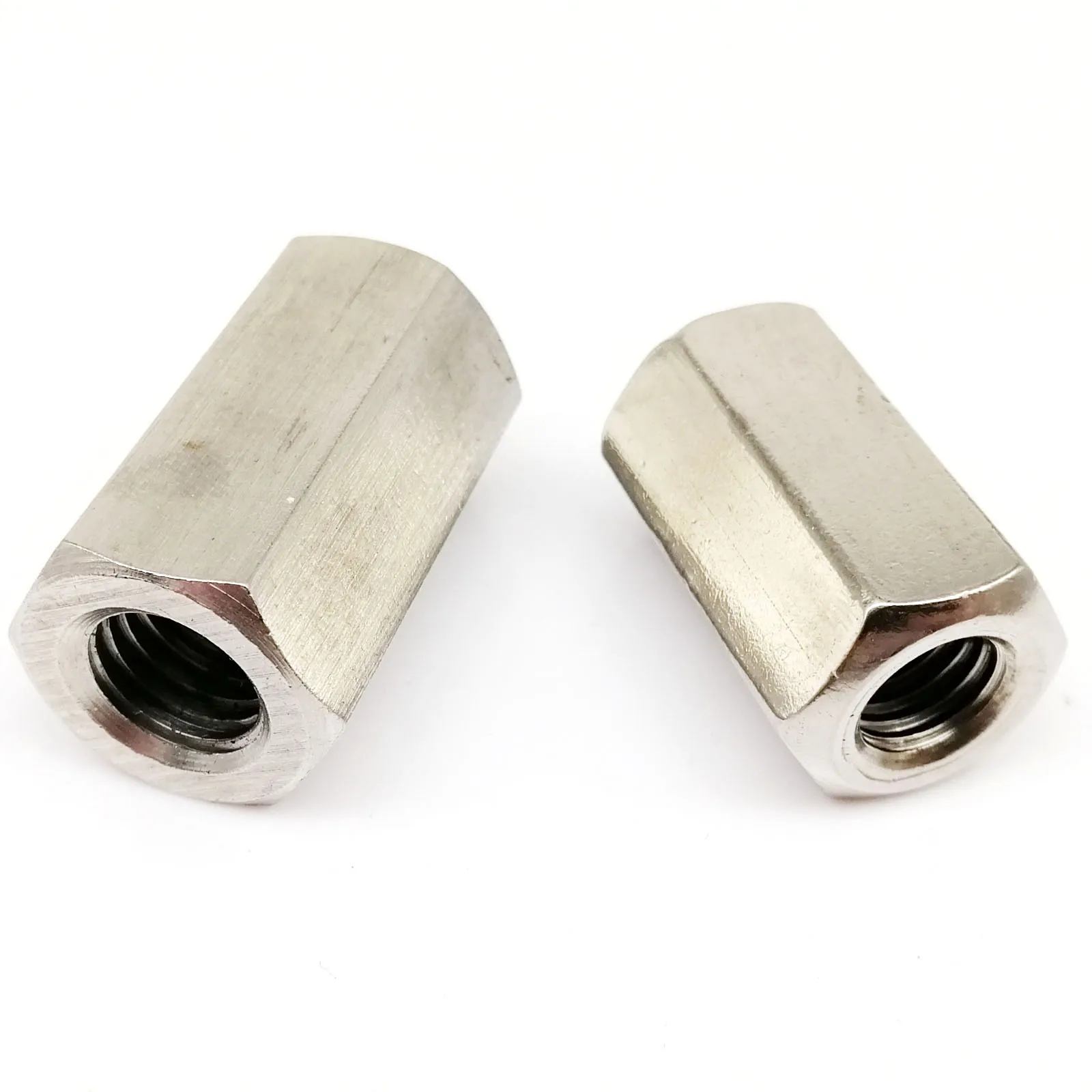 TOPPROS Pack Of 8 M5 X 0.8-Pitch 20mm Length Hex Width 8mm Metric Hex Coupling Nut 304 Stainless Steel Rod Coupling Nuts - View #7
