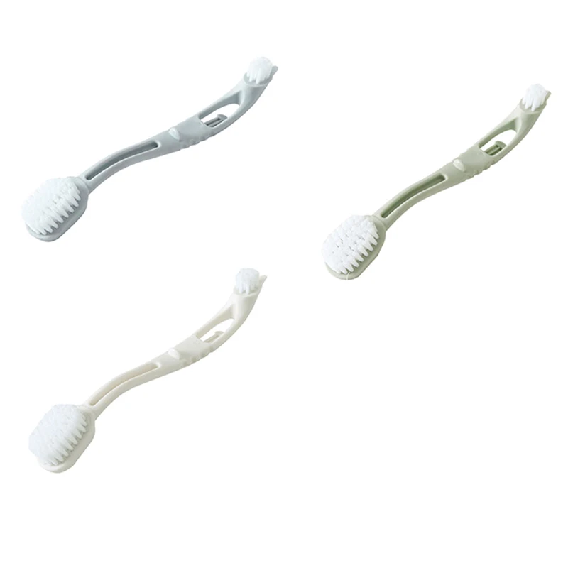 1pc Double-end Shoes Brush Cleaner Sneaker White Shoes Cleaner Brush Multifunction Household Cleaning Brush Laundry Tool 5