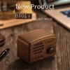Mini Retro bluetooth speaker 1200mAh Support TF card 5W Radio Computer Speaker Portable Audio Wireless Cute Classic 1
