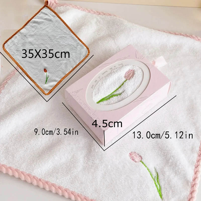 Tulip Bathroom Coordinates (Purple Set of 2 Hand Towels)