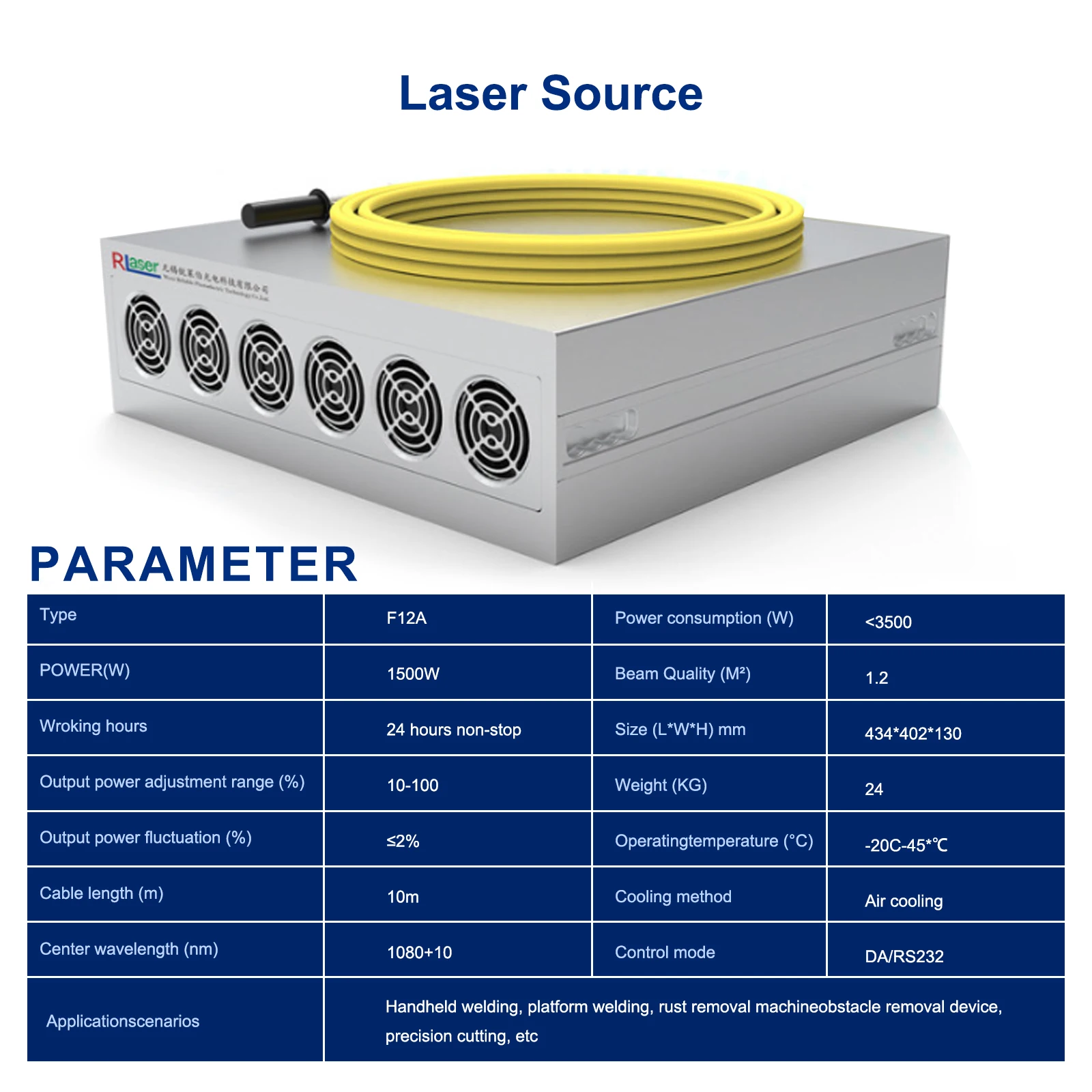EU Tragbare Luftgekühlte 2000W Laserreinigungsmaschine & SUP-32C zur Metallrost- und Farbentfernung, 60% Energieeinsparung, 300mm Breite, Schadensfrei – Detail 11