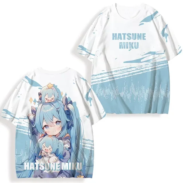 T-shirt a maniche corte anime stampata in 3D da uomo giapponese per l'estate T-shirt sportiva da donna carina stampata in 3D casual per l'estate 5