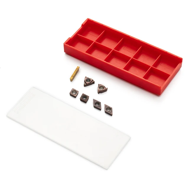 10pcs CCMT060204 & DCMT070204 + 20pcs TCMT110204 Carbide Turning Inserts Indexable