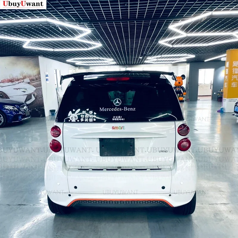 Per Il 451 Mercedes Smart Fortwo 451 Abs Spoiler Per Ala Posteriore Dell'Auto Per Il 451 Di Alta Qualità In Plastica Abs Spoiler Per Ala Posteriore De