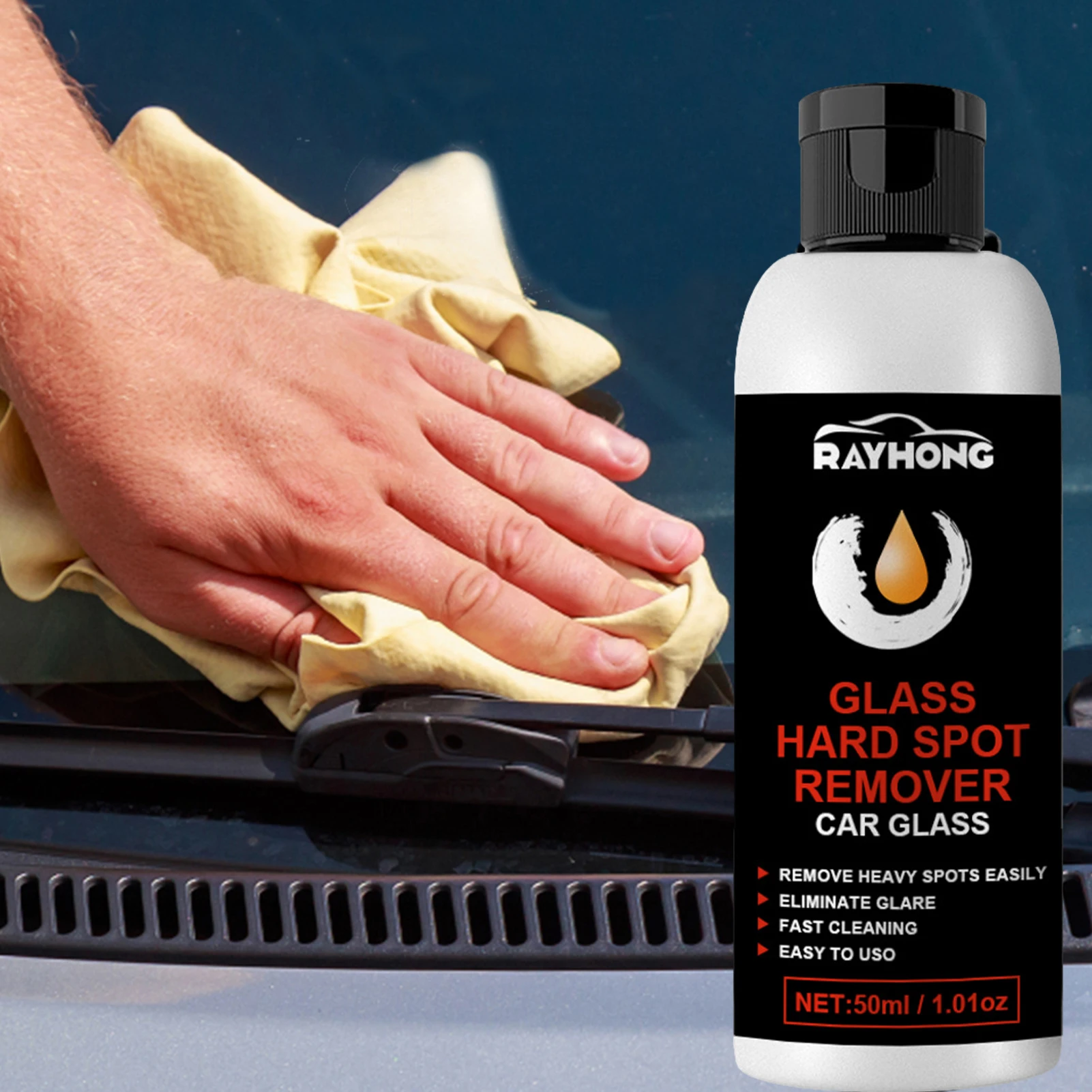 Hard Water Spot Remover For Car Glass Ceramic Coating For Cars 50ml