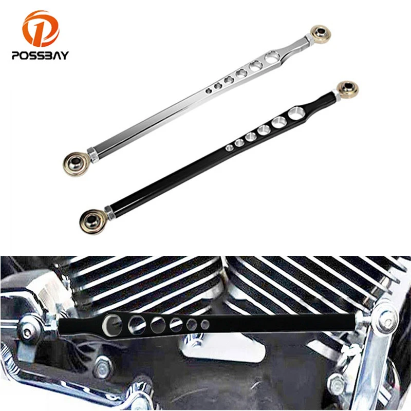 Autres Chrome Gear Shifter Link Shift Linkage For Harley Touring Road
