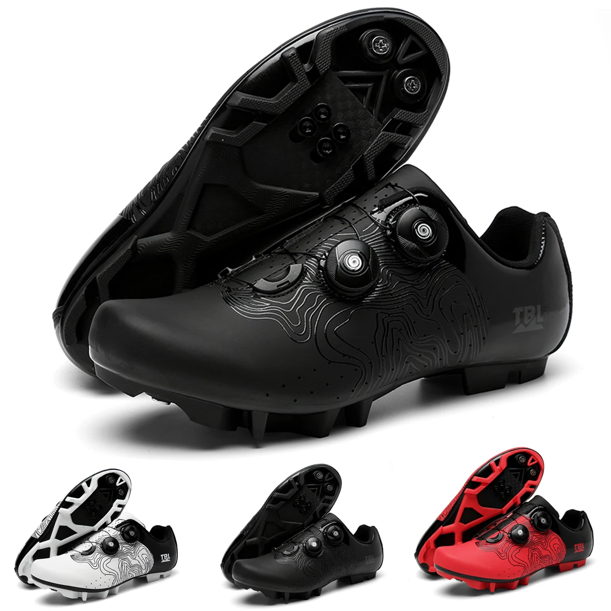 Cycling Sneaker Mtb Cleats Men Carbon Sports Speed Bike Shoes Women Mountain Racing Flat SPD Road Cycling Footwear