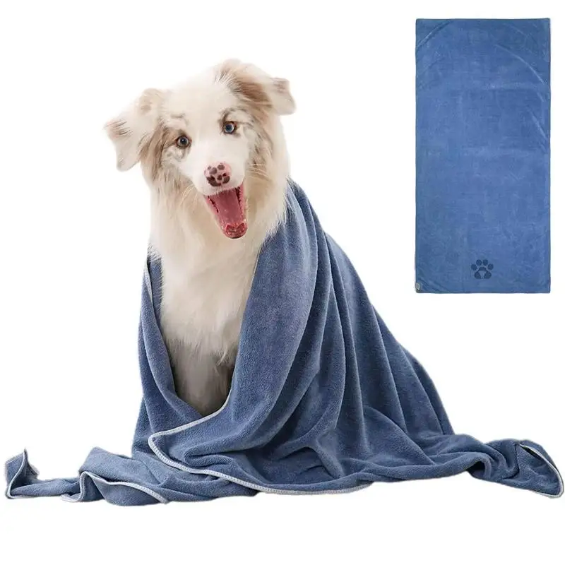 

Pet Grooming Towels Fast Drying Water Absorbing Towel For Dog Bathing Flexible Towel Dog Shower Bath Essentials For Bathroom Car