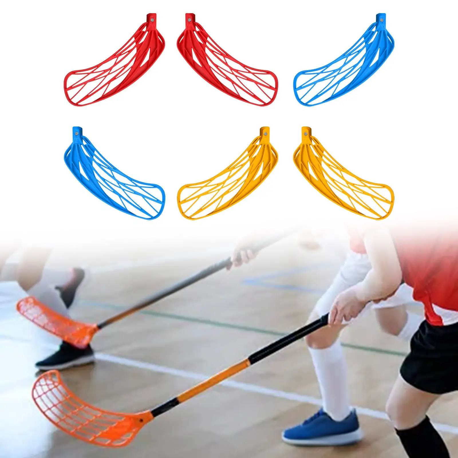 Floorball Stick with Replacement Blade Ice Hockey Equipment Easy Setup