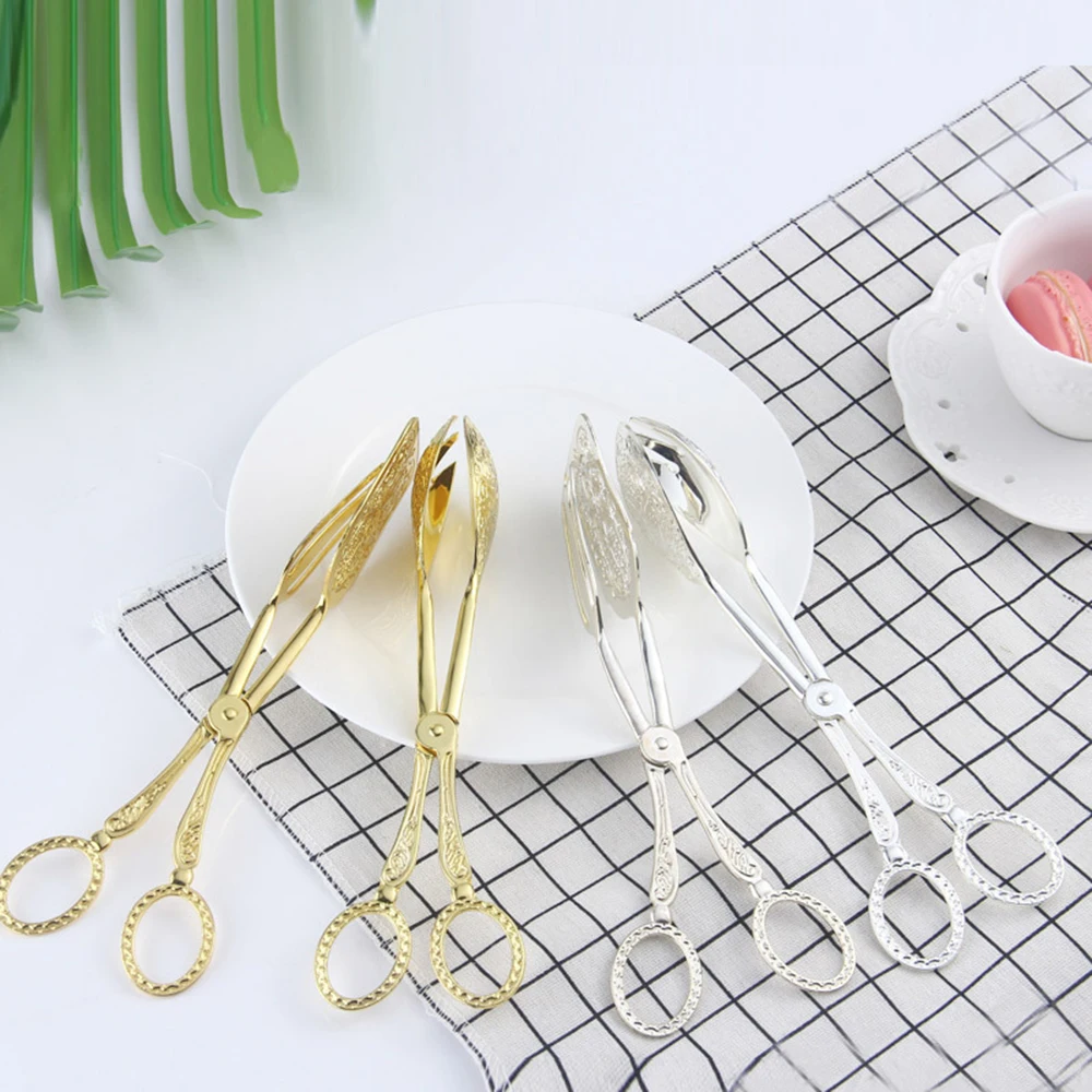 

Food Tongs Stainless Steel Buffet Party Catering Serving Tongs Food Serving Cake Salad Bread Tongs Kitchen Baking Tools Clip