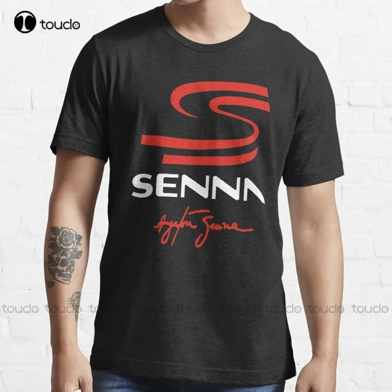 New Senna Signature Ayrton Senna T-Shirt Cotton Tee Shirt S-5Xl Christian Shirts For Women Custom Aldult Teen Unisex Custom Gift