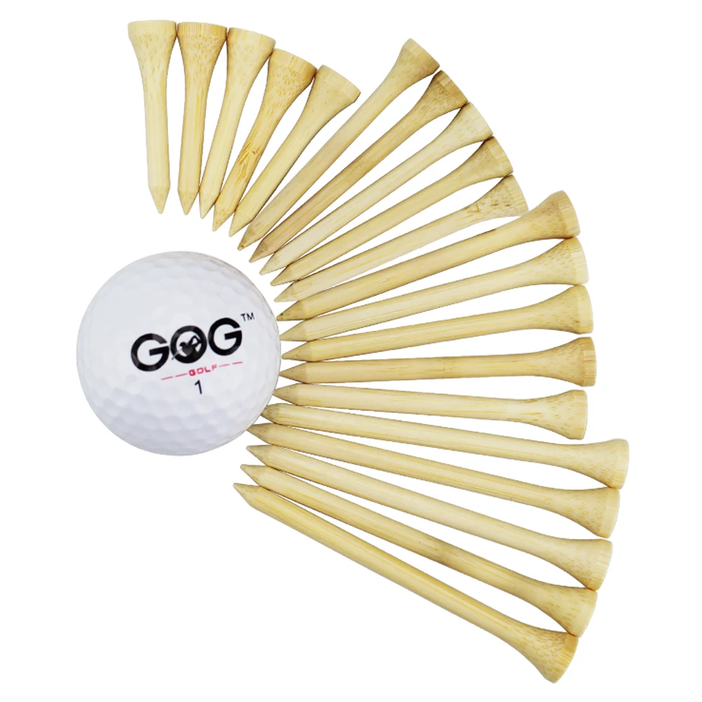 1000 Pcs/Lot 42mm 54mm 70mm 83mm Golf Tees Bamboo Stronger than Wood Hold Golf Balls Apply To Green Drop Ship Golf Supplies