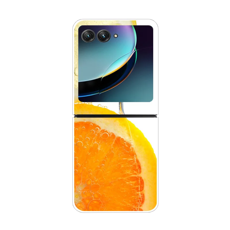 Floral Painting Clear Hard Back Phone Case