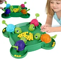 Turtle Eating Board Game Hungry Turtle Board Toys Greedy Little Turtle Grabs The Bean Ball Game Parent-child Educational Toys 1