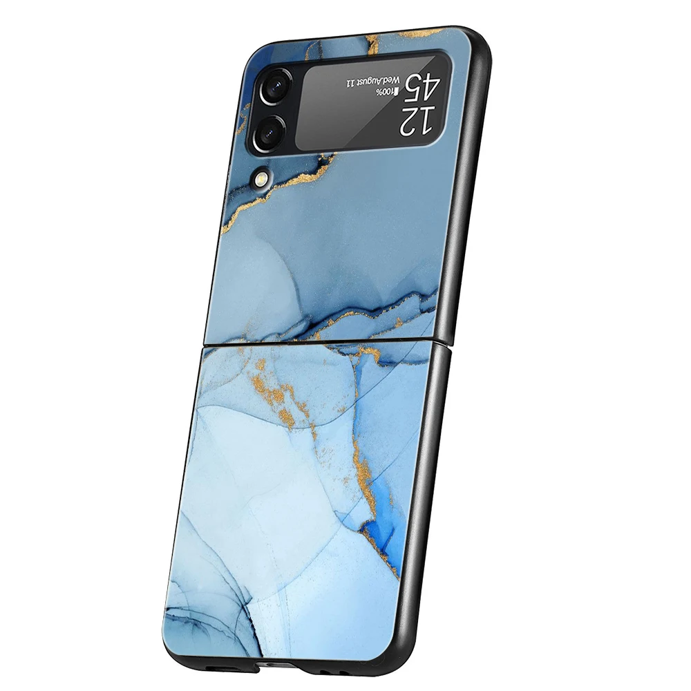 Luxury Marble Art Phone Case - Black Hard Shell Fashion Cover