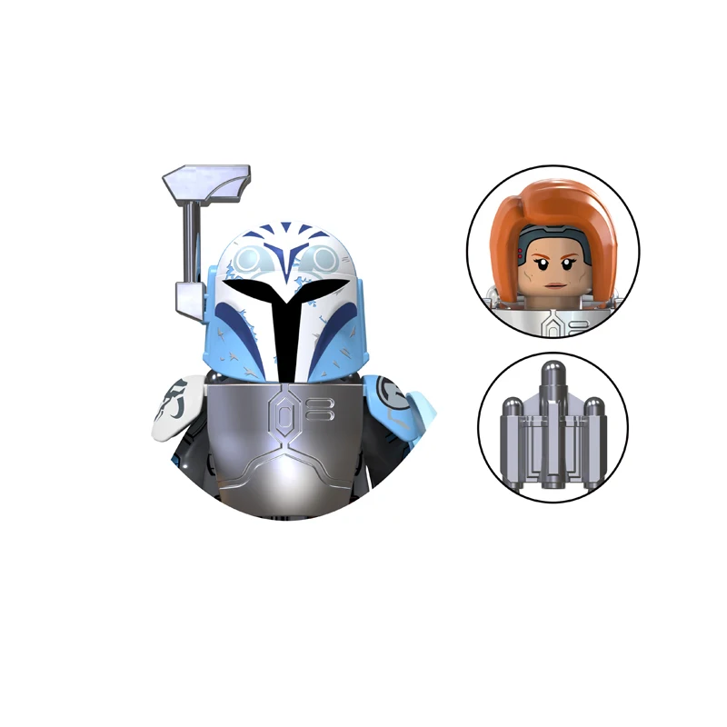 TV6109 Bo Katan строительные блоки Sabine Wren блоки фигурки охранник Thrawn капитан Энох Мини фигурки C1-10P Droid детские игрушки