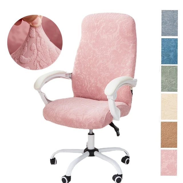 Stretch Office Chair Cover Solid Color Computer Chair Covers ElasticDesk Funda  Silla Escritorio Seat Slipcovers Study