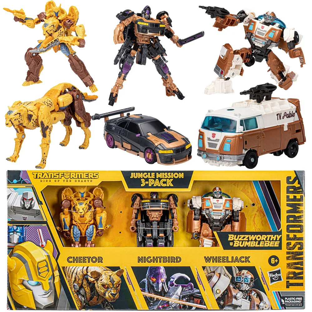 OriginalHasbroTransformersRiseofTheBeastsJungleMission3Pack