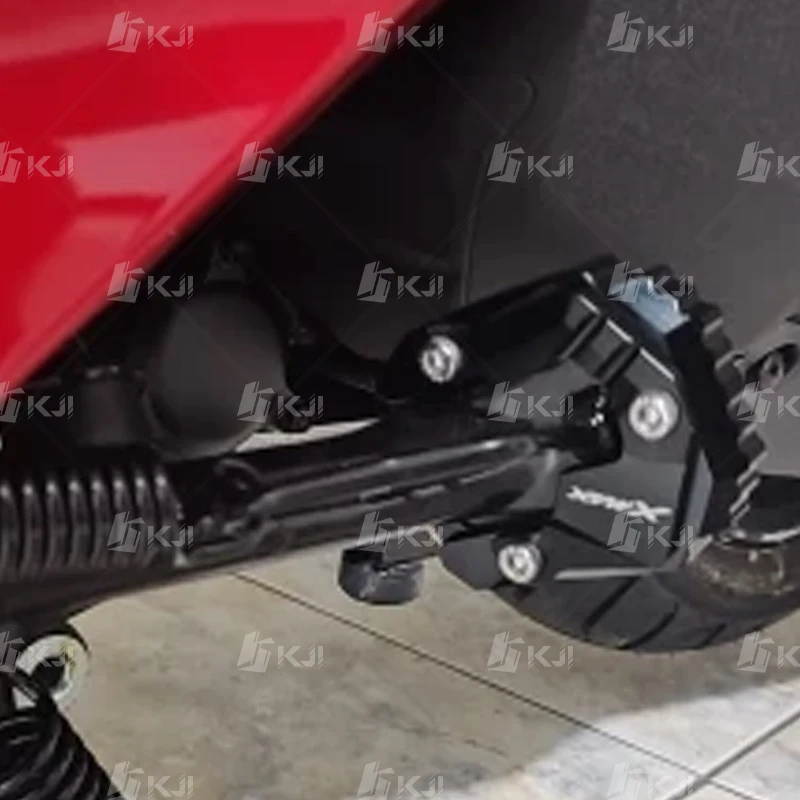 Yamaha XMAX 300/250/125/TECH MAX 사이드 스탠드 슈 지원 플랫 풋 킥 스탠드 확대기 패드 커버 액세서리 부품