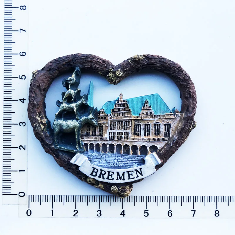 

Bremen Fridge Magnets Travel 3D Memorial Magnetic Refrigerator