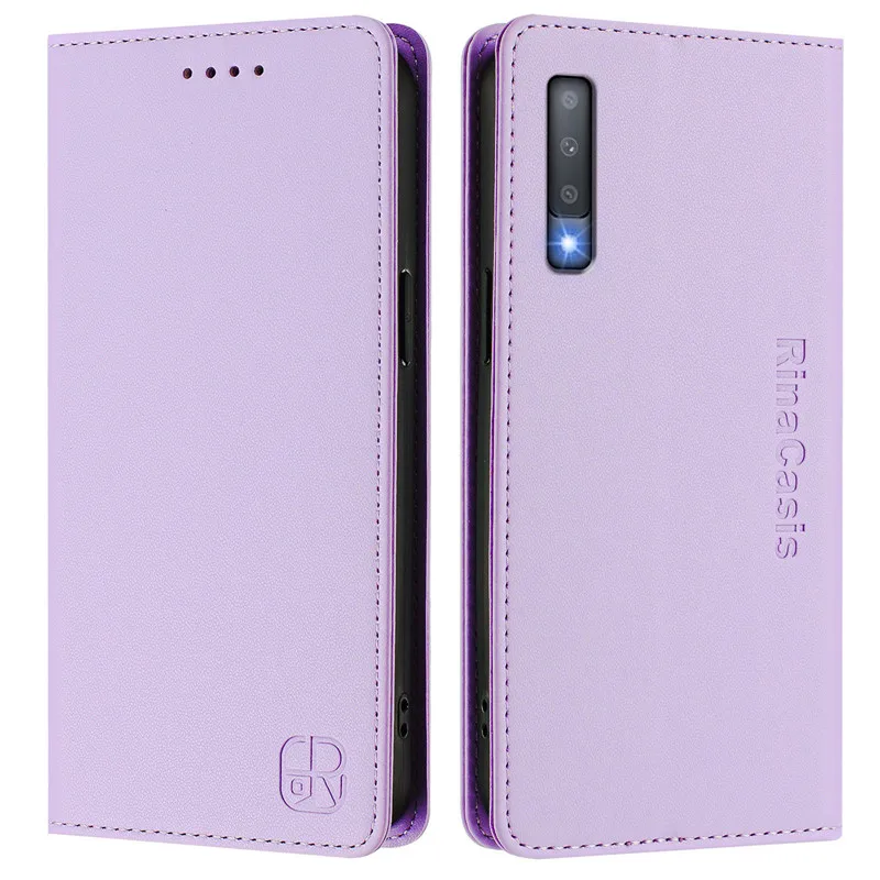 Luxury Anti-Theft Leather Wallet Phone Case with Magnetic Closure