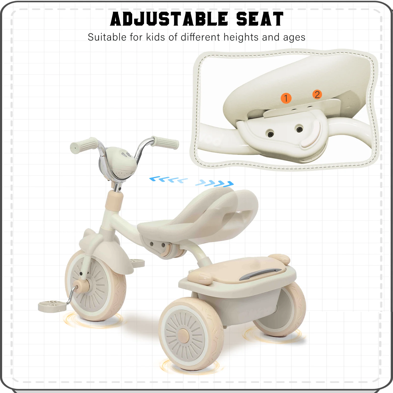 UBRAVOO 子供用三輪車 Amazon.co.jp: UBRAVOO 三輪車 子供用三輪車 1-5歳 ペダル付き