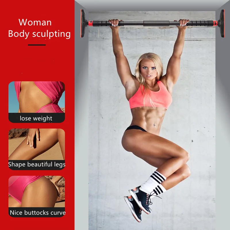 1Pc High Quality Adjustable Door Horizontal Bars Exercise Gym Home Workout Chin Up Pull Up Training Bar Sport Fitness Equipments
